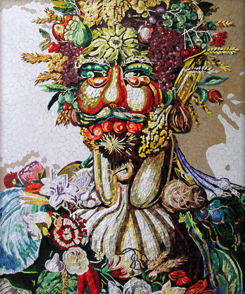 Mosaik nach Arcimboldo