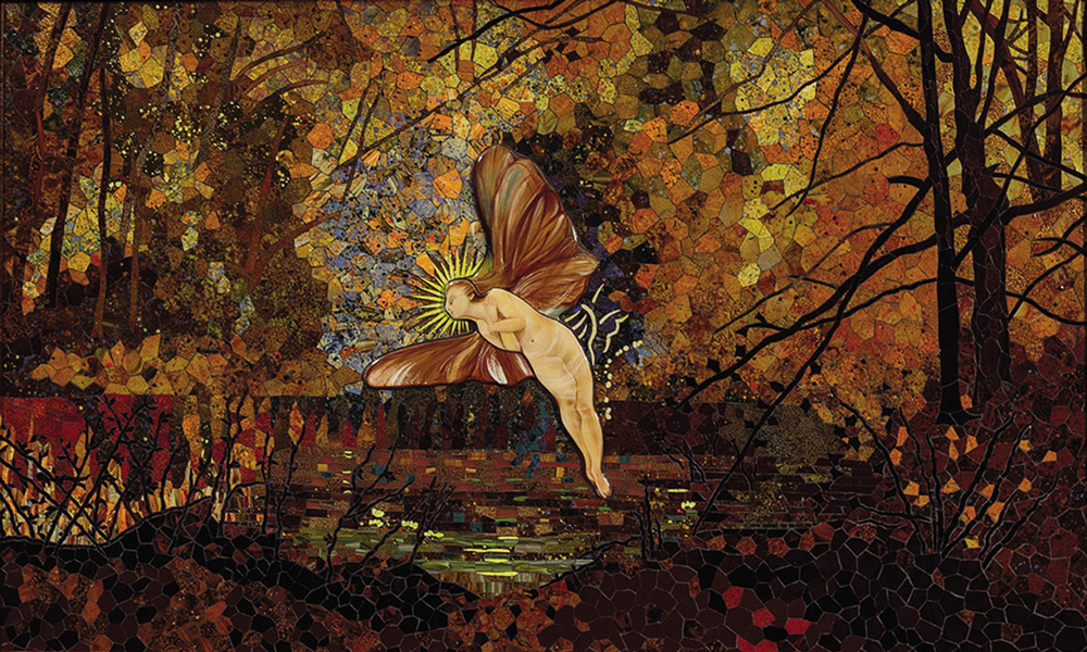 Mosaik Interpretation nach John Atkinson Grimshaw