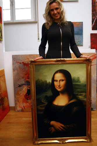 Mona Lisa klassische Gemldekopie