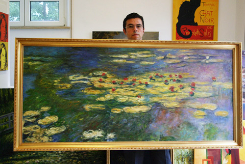 Impressionismus Wasserlilien nach Monet