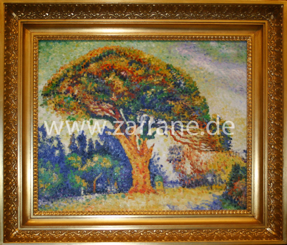 Landschaftsmalerei des Pointillismus nach Signac