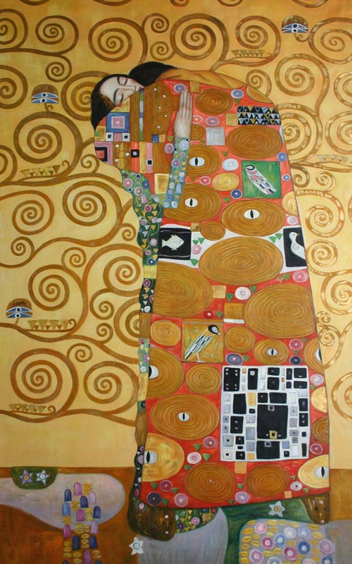 Gustav Klimt lgemlde Erfllung